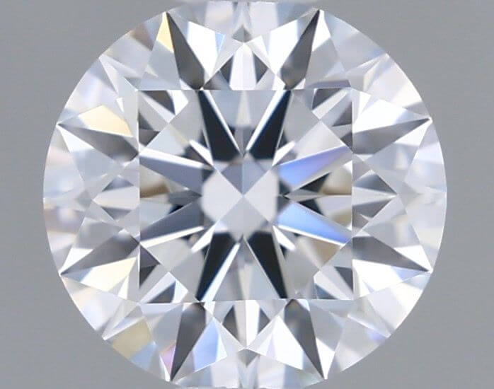 1.00 Carat D IF Round Lab Diamond Front