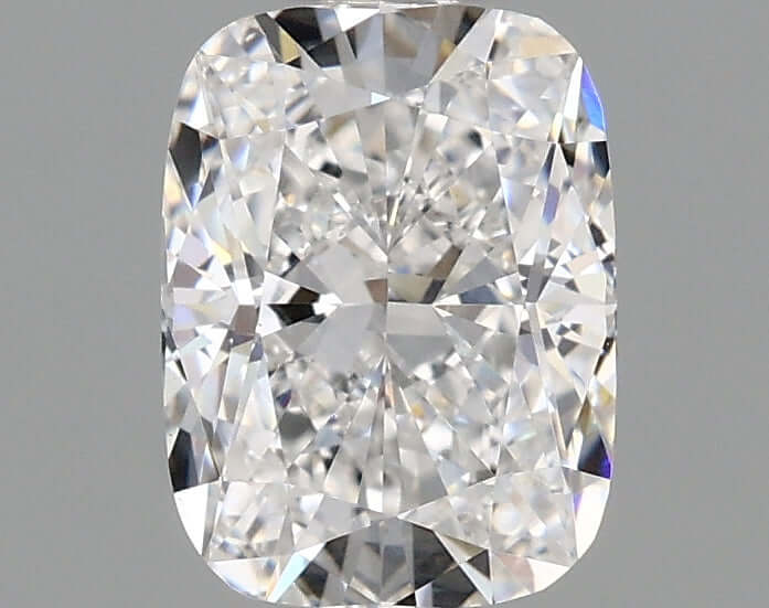 1.00 Carat D VVS2 Cushion Lab Diamond Front