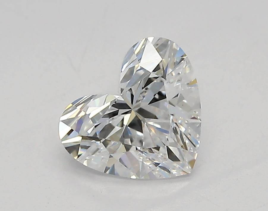 1.00 Carat D VVS2 Heart Lab Diamond
Front