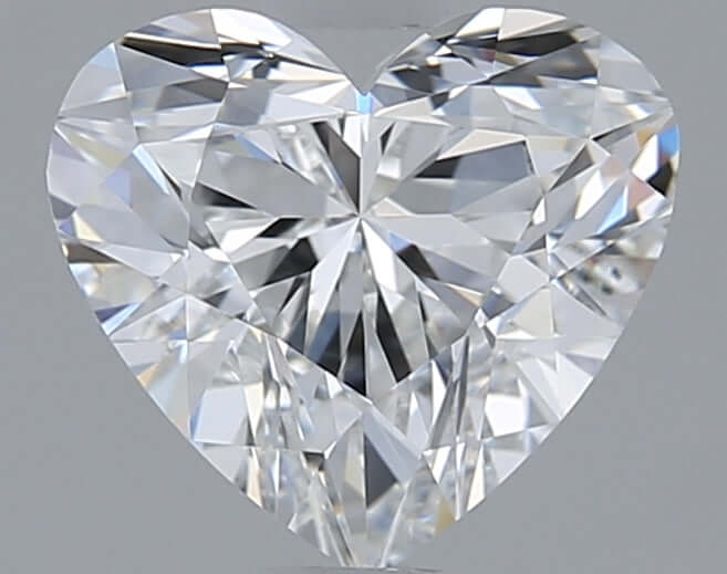 1.00 Carat E IF Heart Lab Diamond
Front