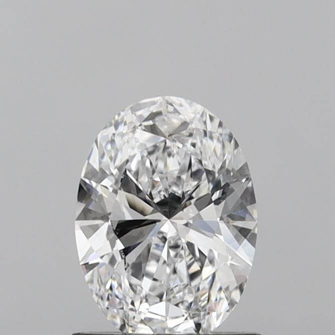 1.00 Carat E IF Oval Lab Diamond
Front