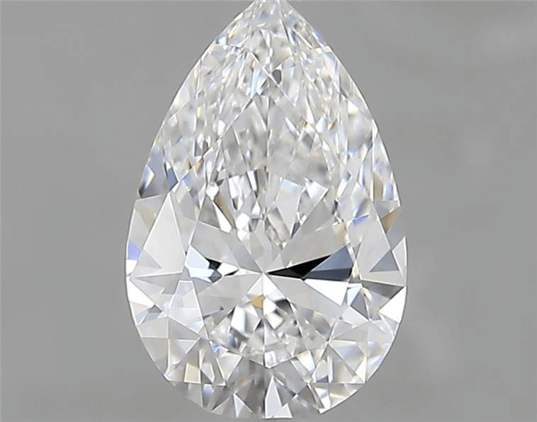 1.00 Carat E IF Pear Lab Diamond
Front
