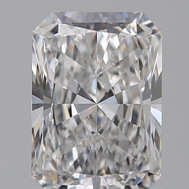 1.00 Carat E IF Radiant Lab Diamond
Front