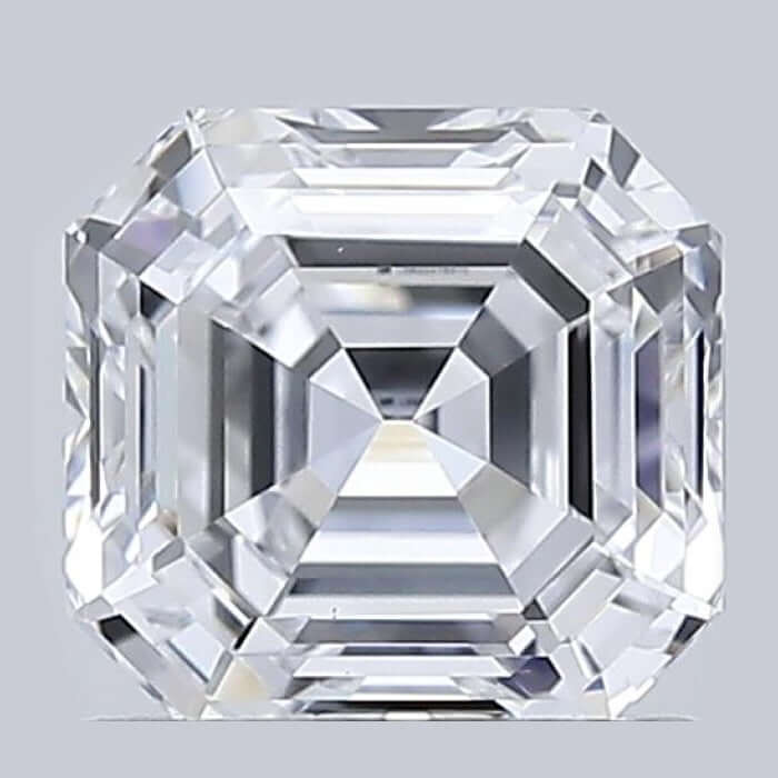 1.01 Carat D VS1 Asscher Lab Grown Diamond Front