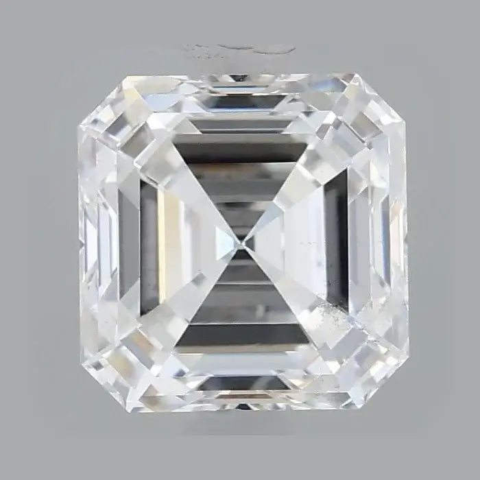 1.50 Carat E VS2 Asscher Lab Diamond Front