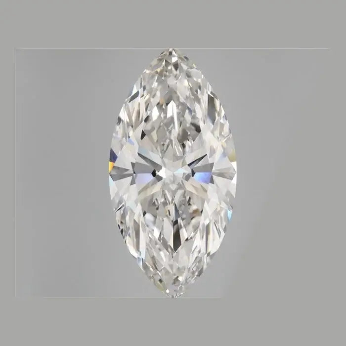 10.00 Carat F VS1 Marquise Lab Diamond Front