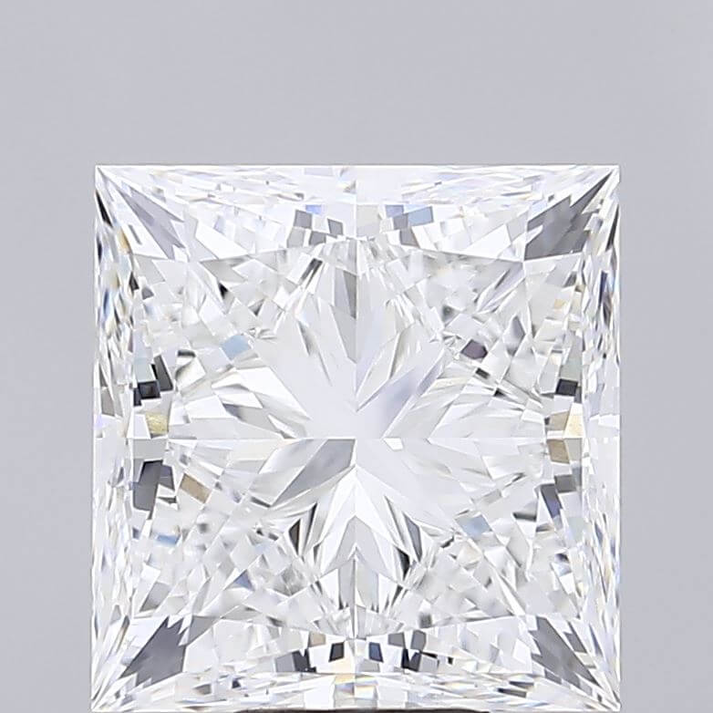 10.03 Carat D VVS1 Princess Lab Diamond Front