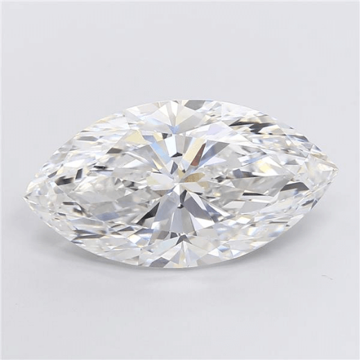 12.56 Carat F VVS2 Marquise Lab Diamond Front