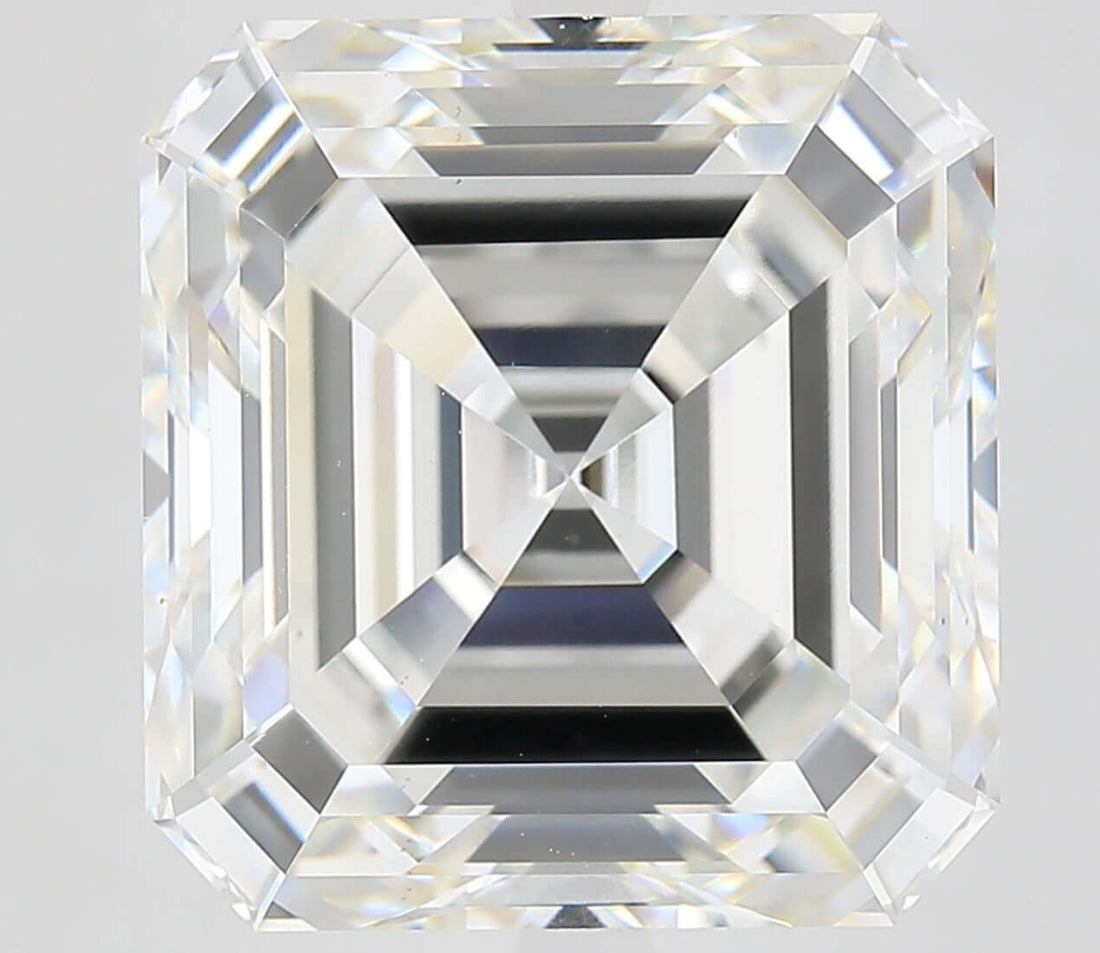 15.05 Carat G VS1 Asscher Lab Diamond Front