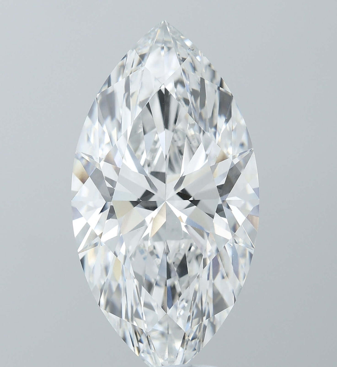 15.26 Carat E VVS2 Marquise Lab Diamond Front