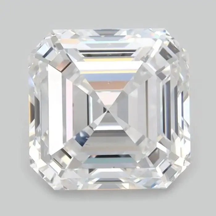 2.00 Carat D VS2 Asscher Lab Diamond Front