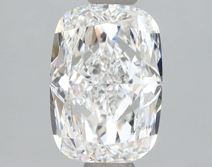 2.00 Carat D VVS1 Cushion Lab Diamond Front
