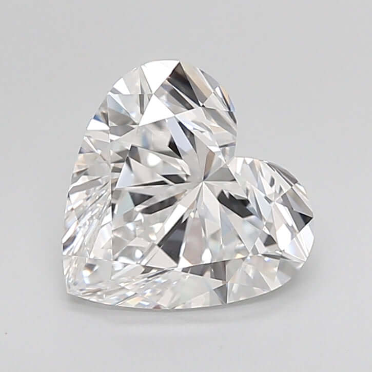 2.00 Carat D VVS1 Heart Lab Diamond Front