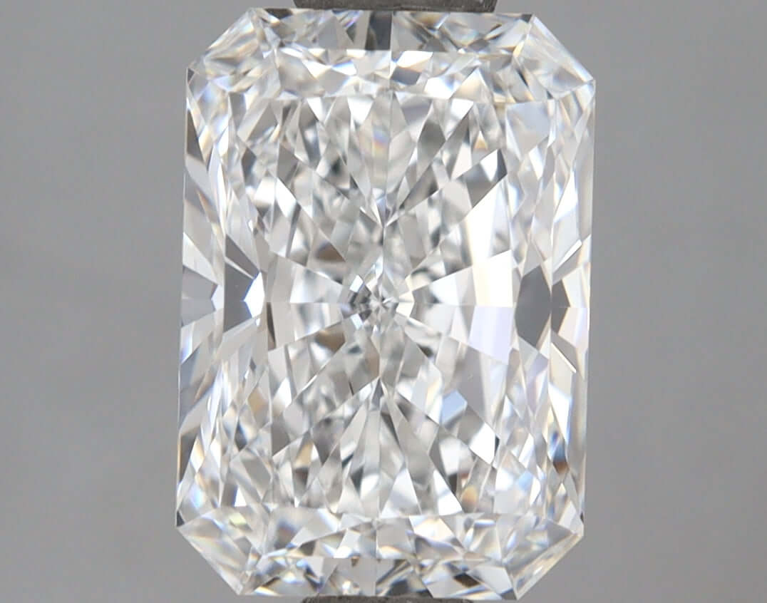 2.00 Carat D VVS1 Radiant Lab Diamond Front
