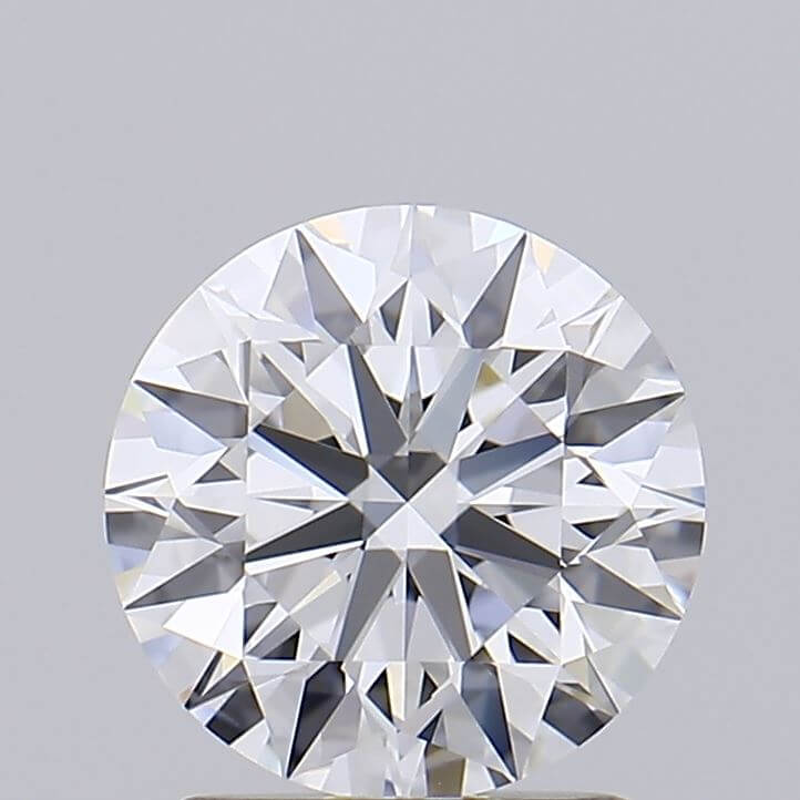 2.00 Carat D VVS1 Round Lab Diamond Front