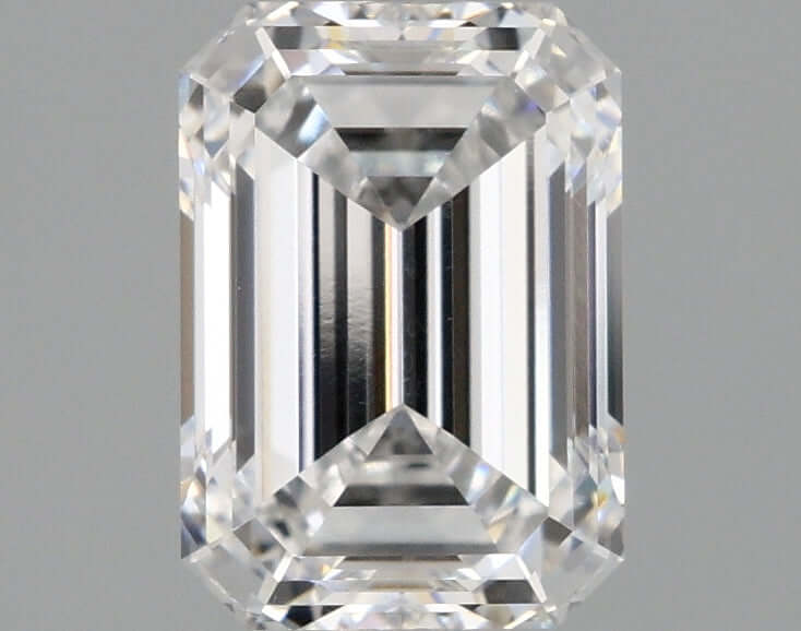 2.00 Carat D VVS2 Emerald Lab Diamond Front