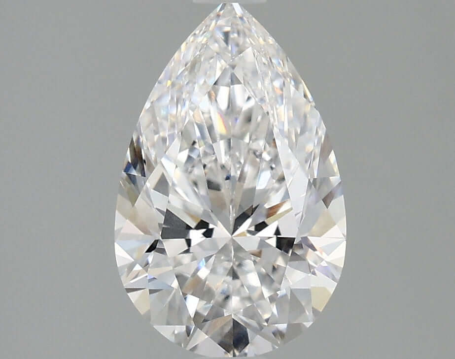 2.00 Carat D VVS2 Pear Lab Diamond
Front