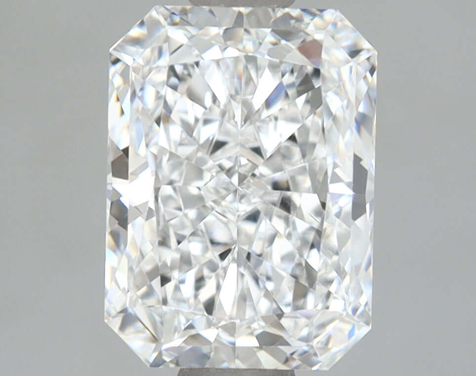 2.00 Carat D VVS2 Radiant Lab Diamond Front