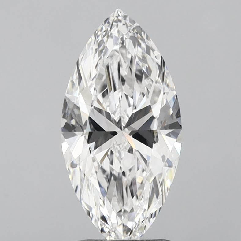 2.00 Carat E IF Marquise Lab Diamond
Front