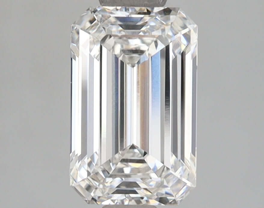 2.00 Carat F VVS1 Emerald Lab Diamond Front