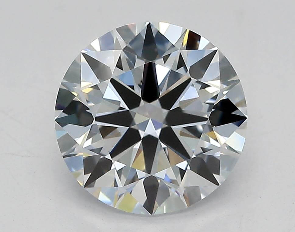 2.00 Carat F VVS1 Round Lab Diamond Front