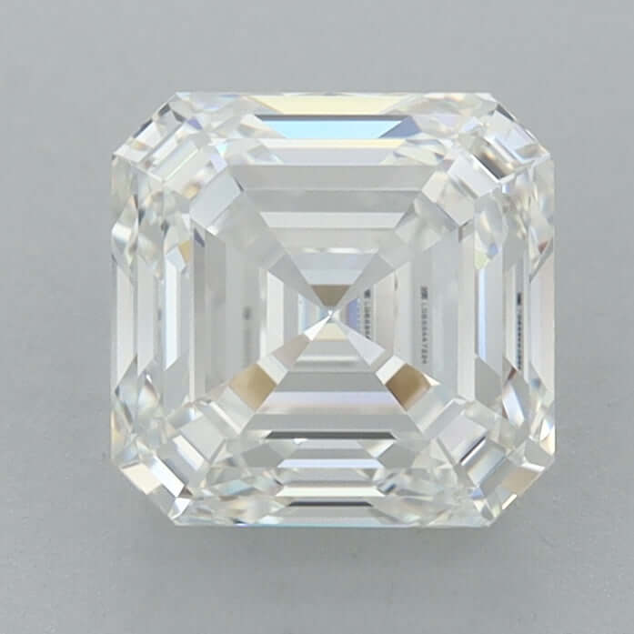 2.03 Carat F VVS1 Asscher Lab Diamond Front