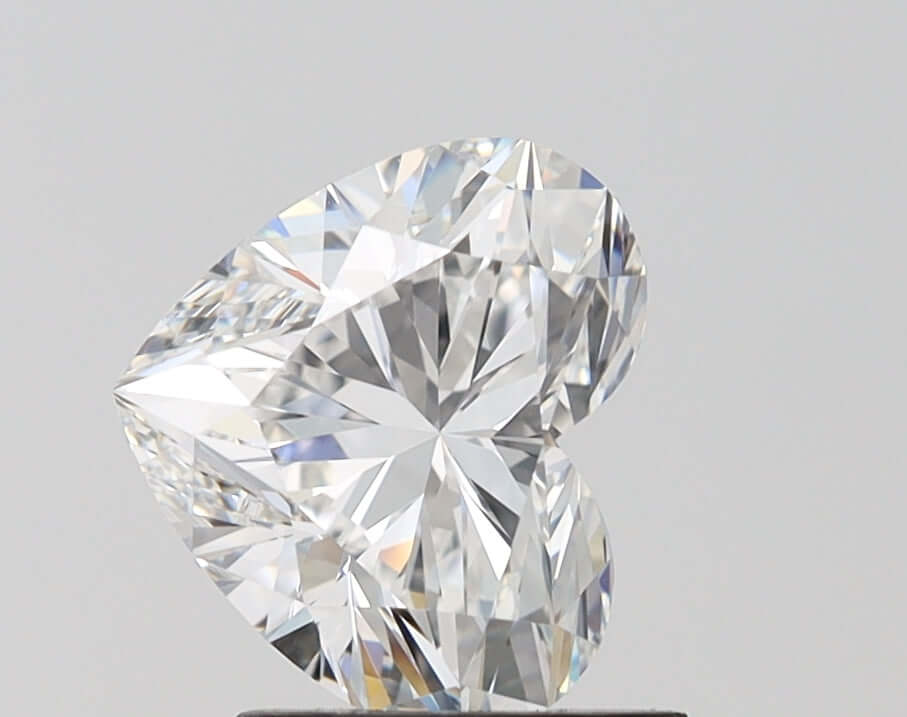 2.04 Carat F VVS1 Heart Lab Diamond Front