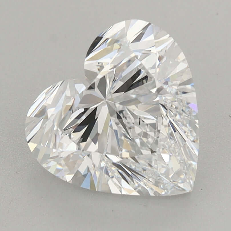 2.50 Carat D VVS1 Heart Lab Diamond Front