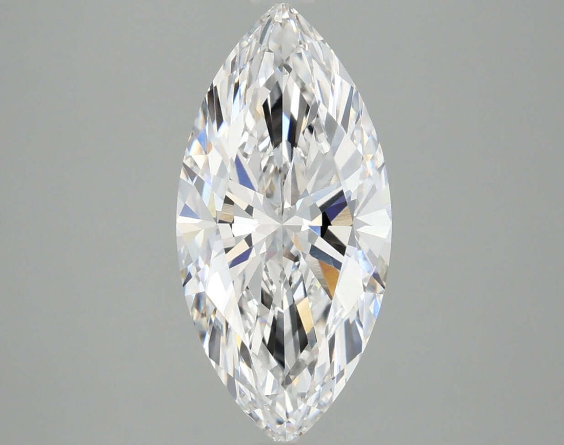 2.50 Carat D VVS1 Marquise Lab Diamond Front