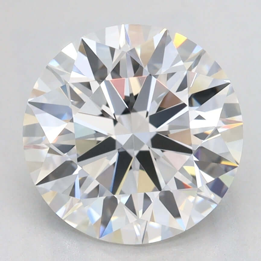 2.50 Carat D VVS1 Round Lab Diamond Front