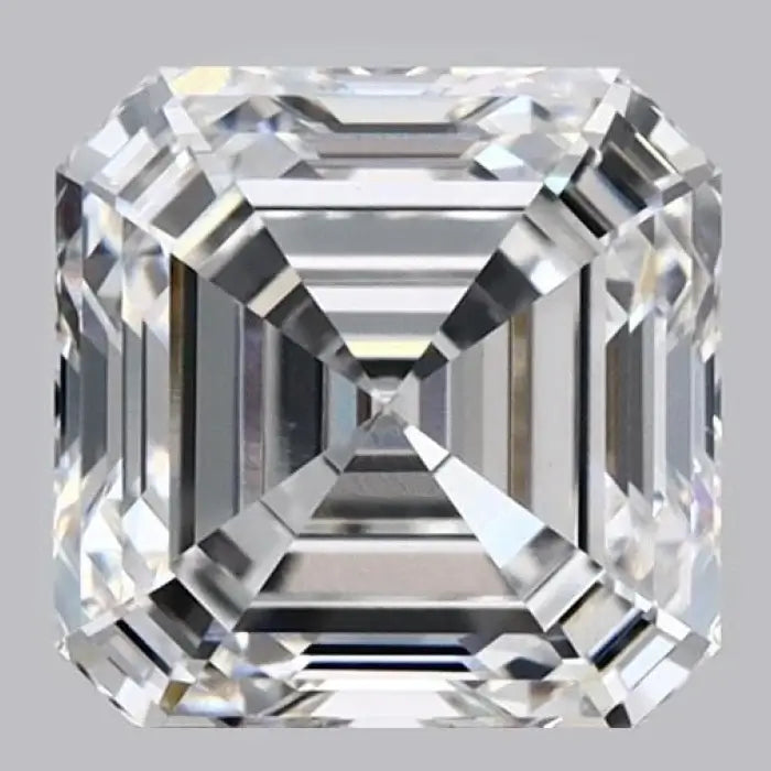 2.50 Carat E VVS2 Asscher Lab Diamond Front