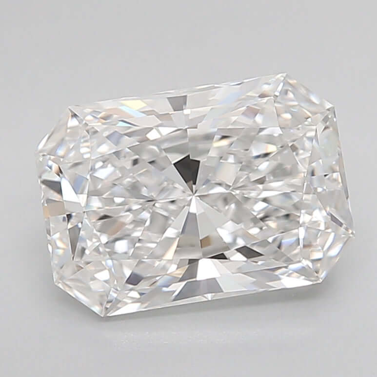 3.00 Carat E IF Radiant Lab Diamond
Front