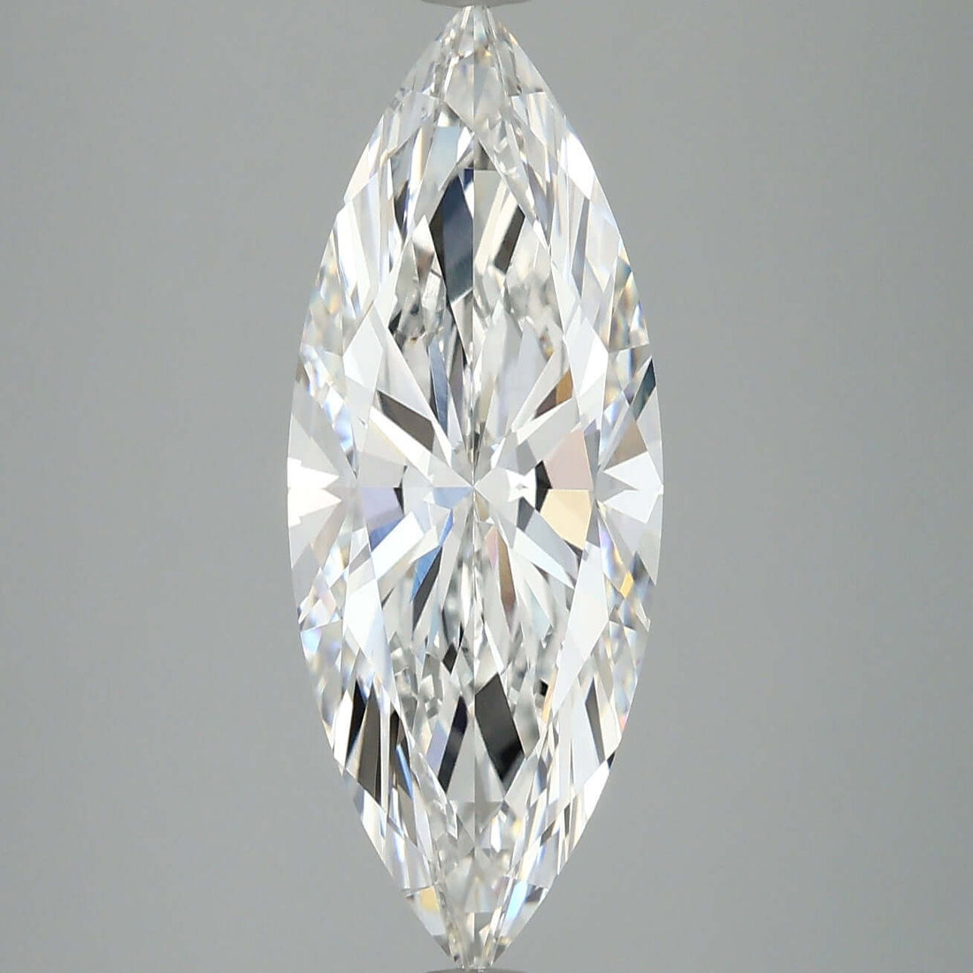 3.02 Carat F VVS2 Marquise Lab Diamond Front