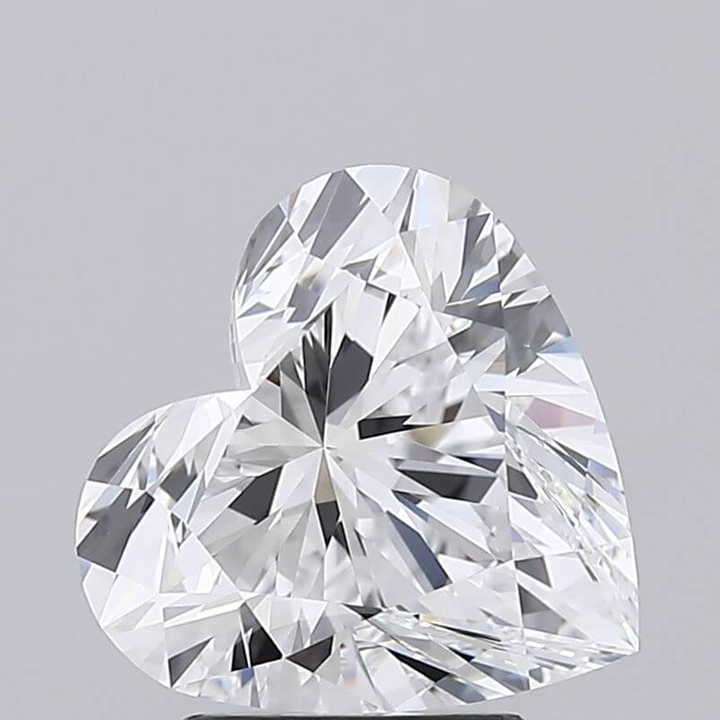 3.10 Carat D IF Heart Lab Diamond Front