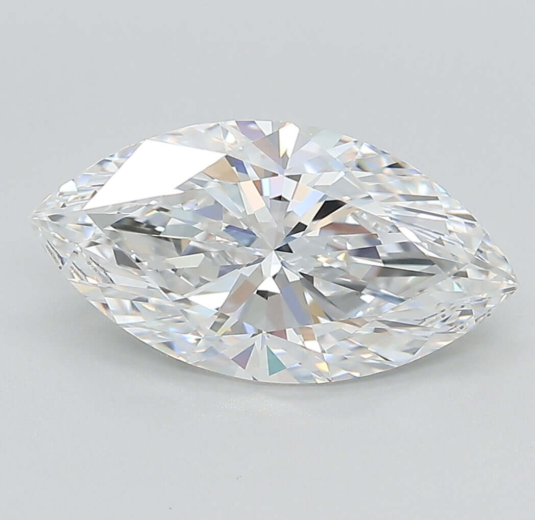 3.10 Carat E IF Marquise Lab Diamond
Front