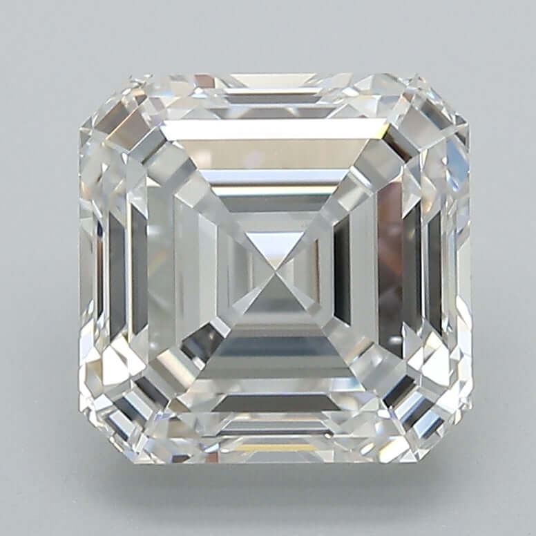 3.10 Carat F VVS1 Asscher Lab Diamond Front