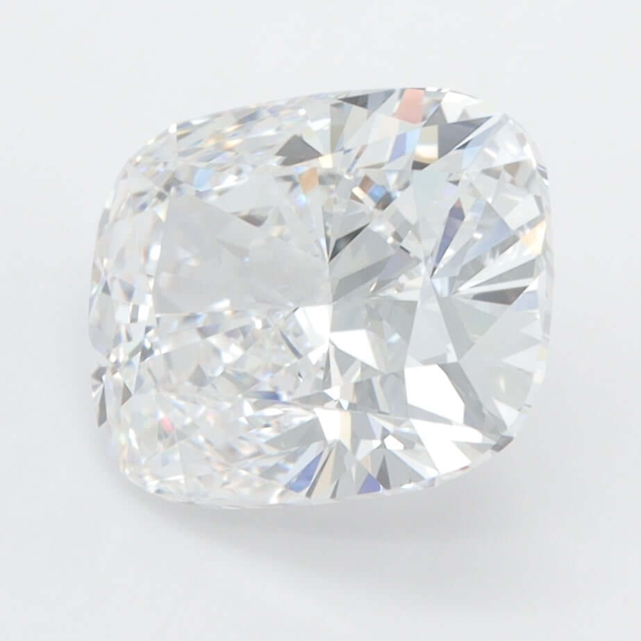 3.50 Carat D VVS1 Cushion Lab Diamond Front