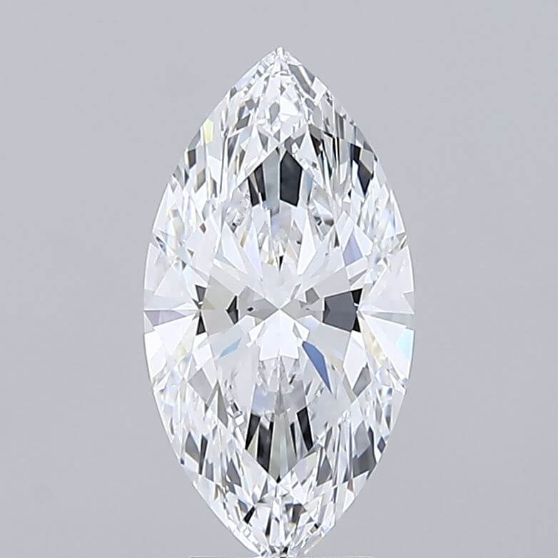 3.50 Carat D VVS1 Marquise Lab Diamond Front