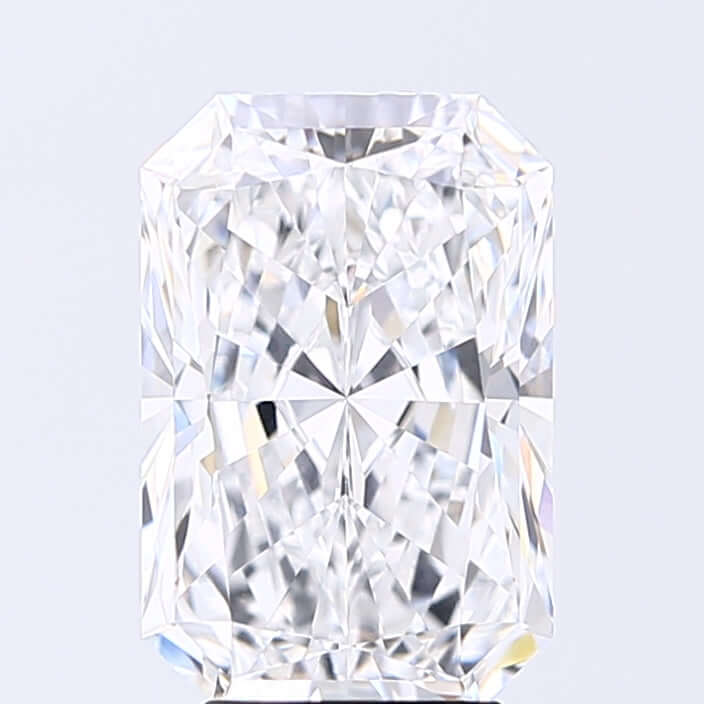 3.50 Carat D VVS1 Radiant Lab Diamond Front