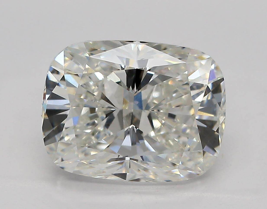 4.00 Carat F VVS1 Cushion Lab Diamond Front