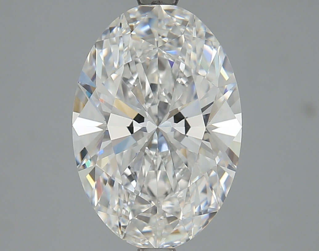4.01 Carat E IF Oval Lab Diamond
Front