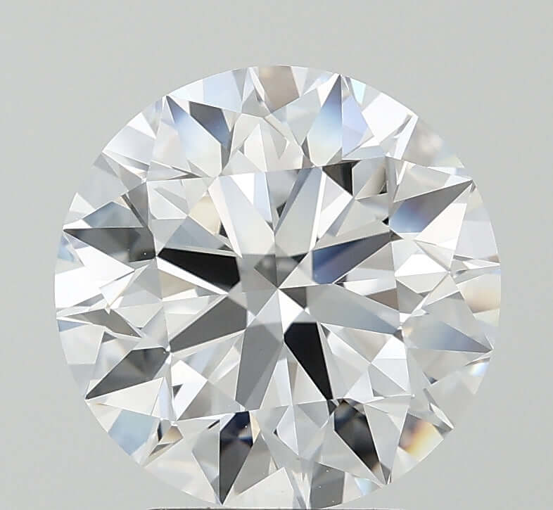 4.01 Carat E IF Round Lab Diamond
Front