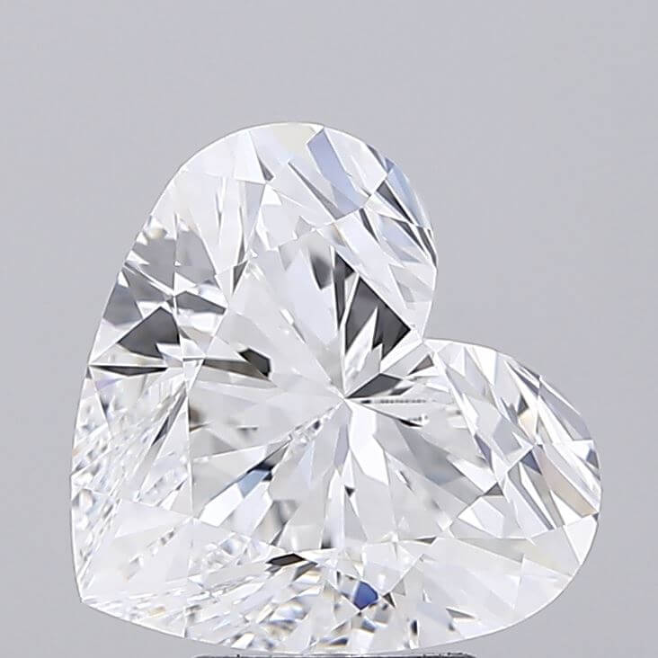4.09 Carat D IF Heart Lab Diamond
Front