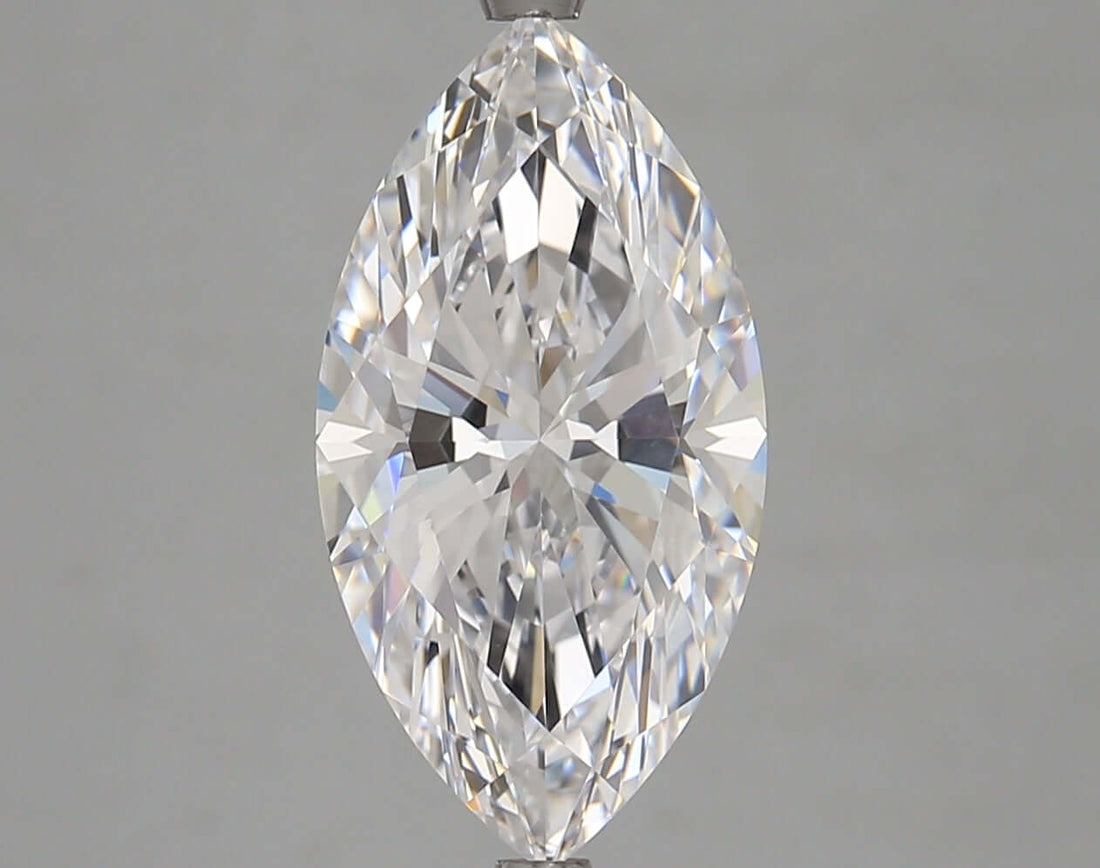 4.11 Carat D IF Marquise Lab Diamond
Front