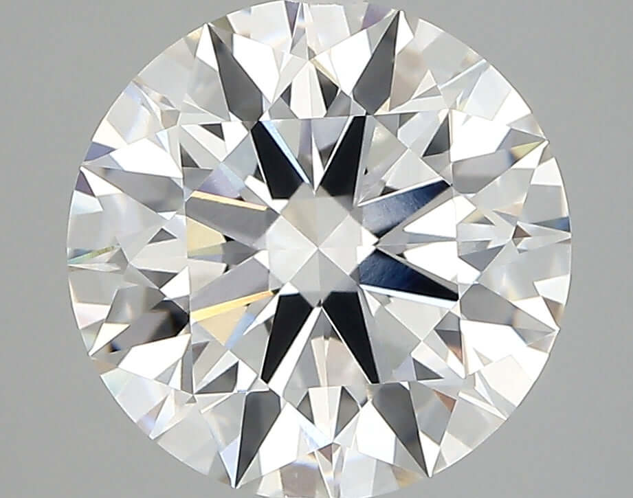 4.20 Carat F VVS1 Round Lab Diamond Front