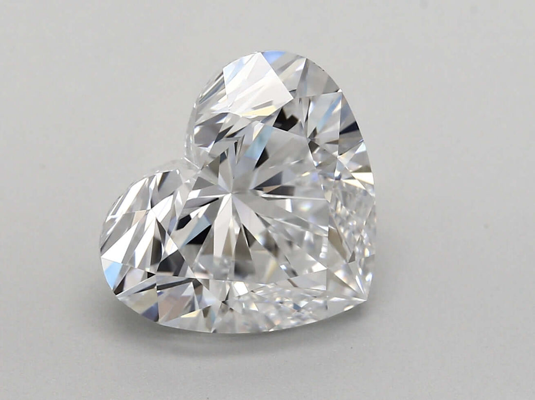 4.25 Carat E IF Heart Lab Diamond
Front