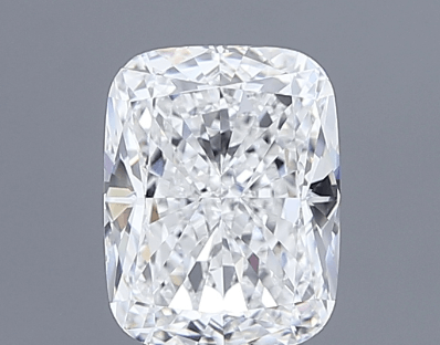 5.03 Carat D VVS1 Cushion Lab Diamond Front