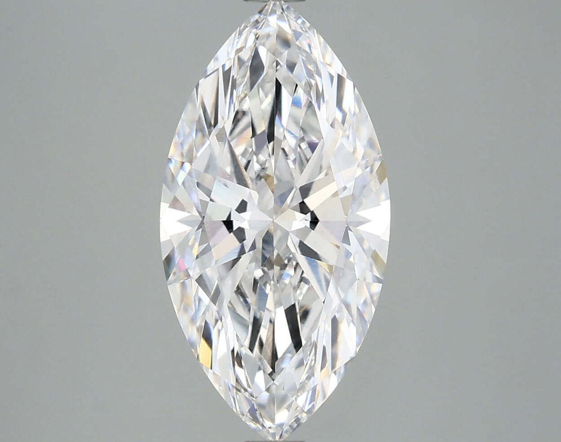 5.03 Carat E VVS1 Marquise Lab Diamond Front