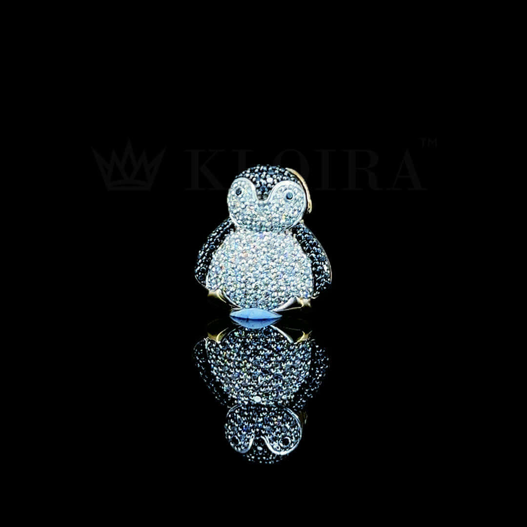 animal diamond pendant