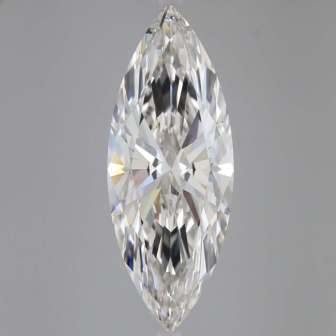 7.06 Carat F VVS2 Marquise Lab Diamond Front